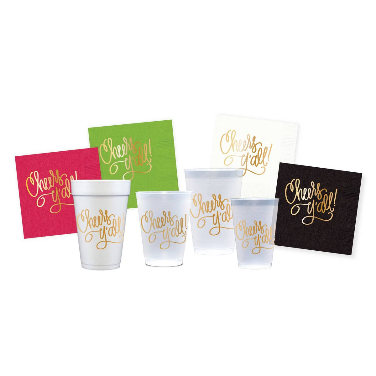 Cheers Y'all | FROST FLEX Cups - 20 oz (8 per package) - Natalie Chang