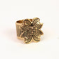 Amy Brass Bandana Slide Ring