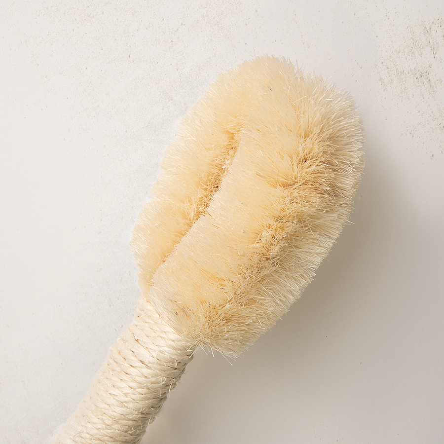 Long Dry Body Brush - Bamboo