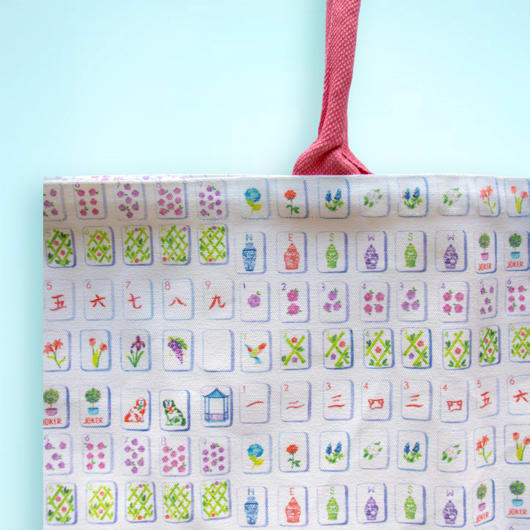 Taylor Paladino - Mahjong Tiles Tote Bag