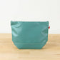 ShoreBags - Big Sur Splash Zip Pouch: Capri Blue / 11"W x 8"H x 3.5" D