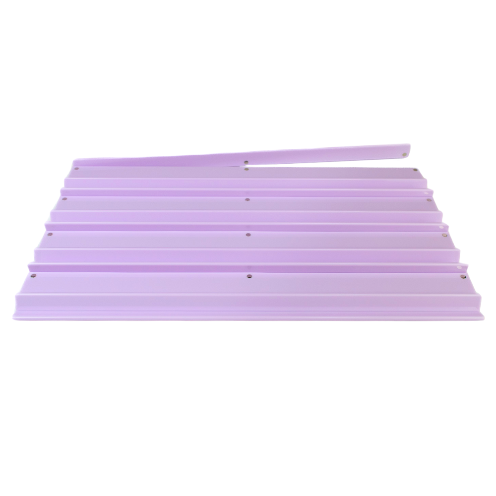 My Fair Mahjong - MAHJONG RACKS | Premium Acrylic | 4 Racks + 4 Pushers: Solid Macaron Purple