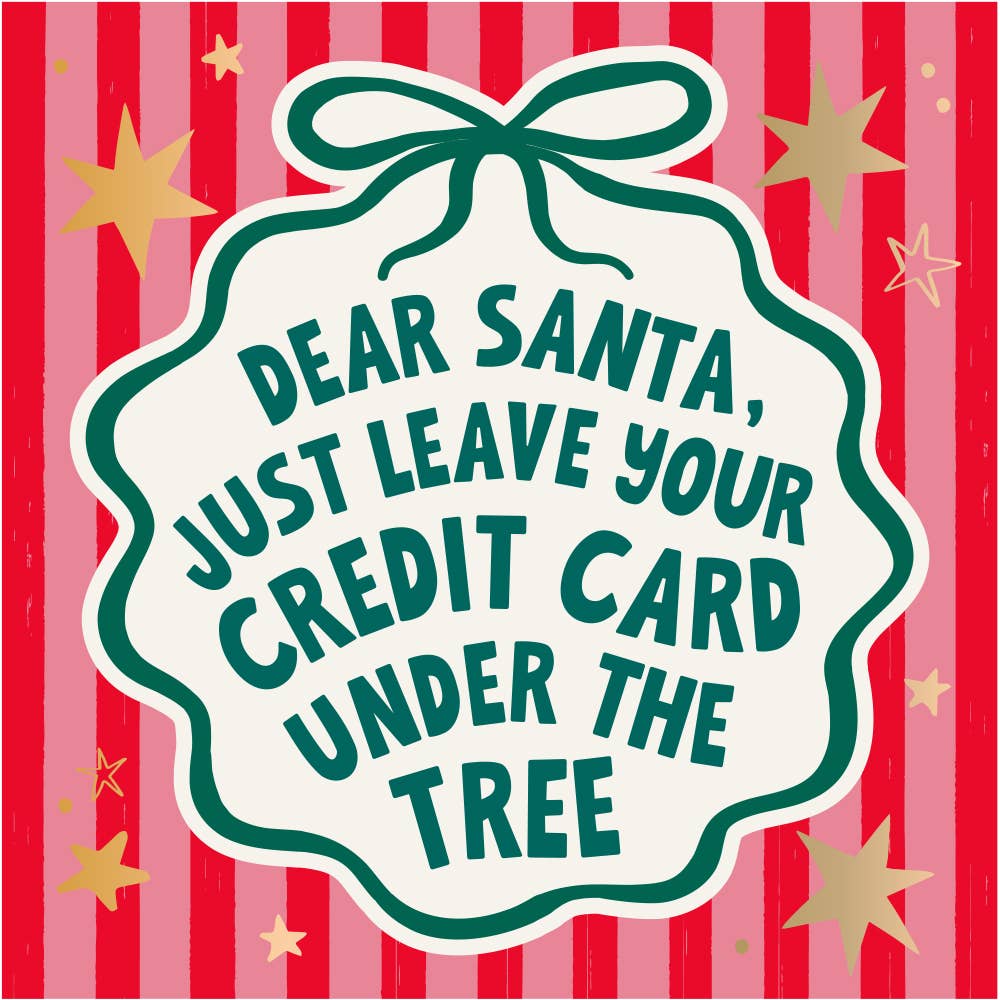 Credit Card | Holiday Cocktail Napkins