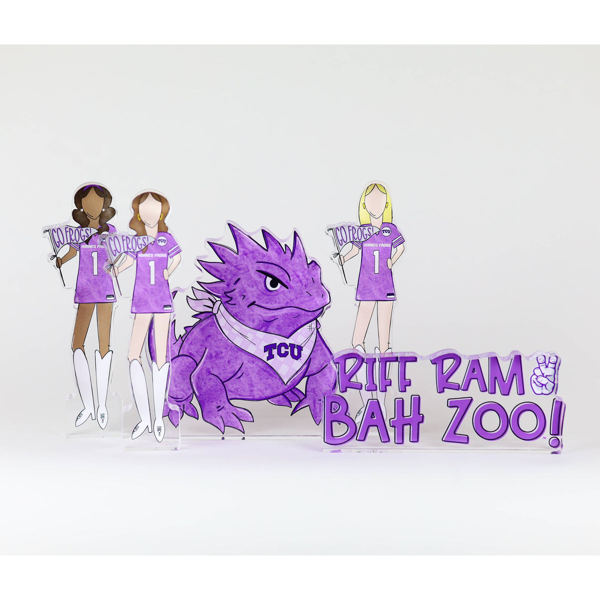 TCU Riff Ram Acrylic Shelfie