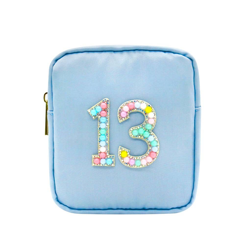 Varsity Collection Nylon Cosmetic Bag Lucky 13 Bag Taylor S
