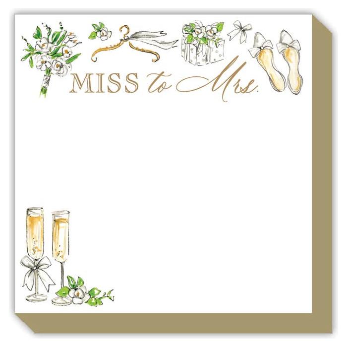 Handpainted Bride Vibes Luxe Notepad