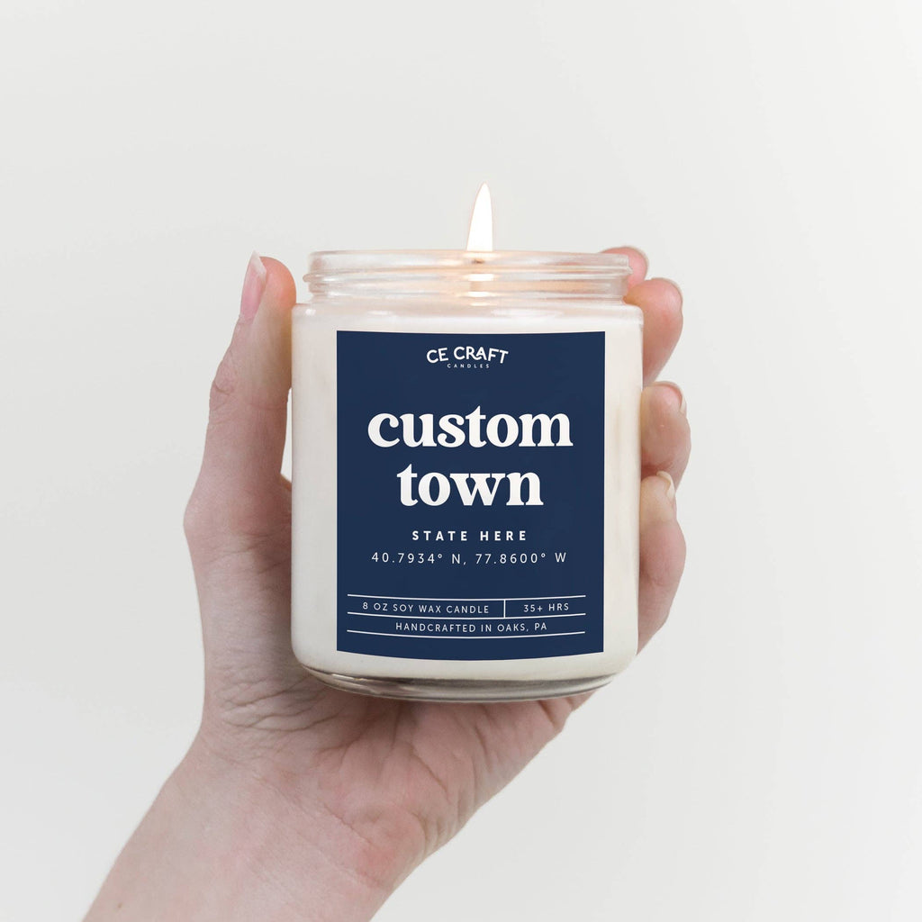 Custom Town Scented Candle