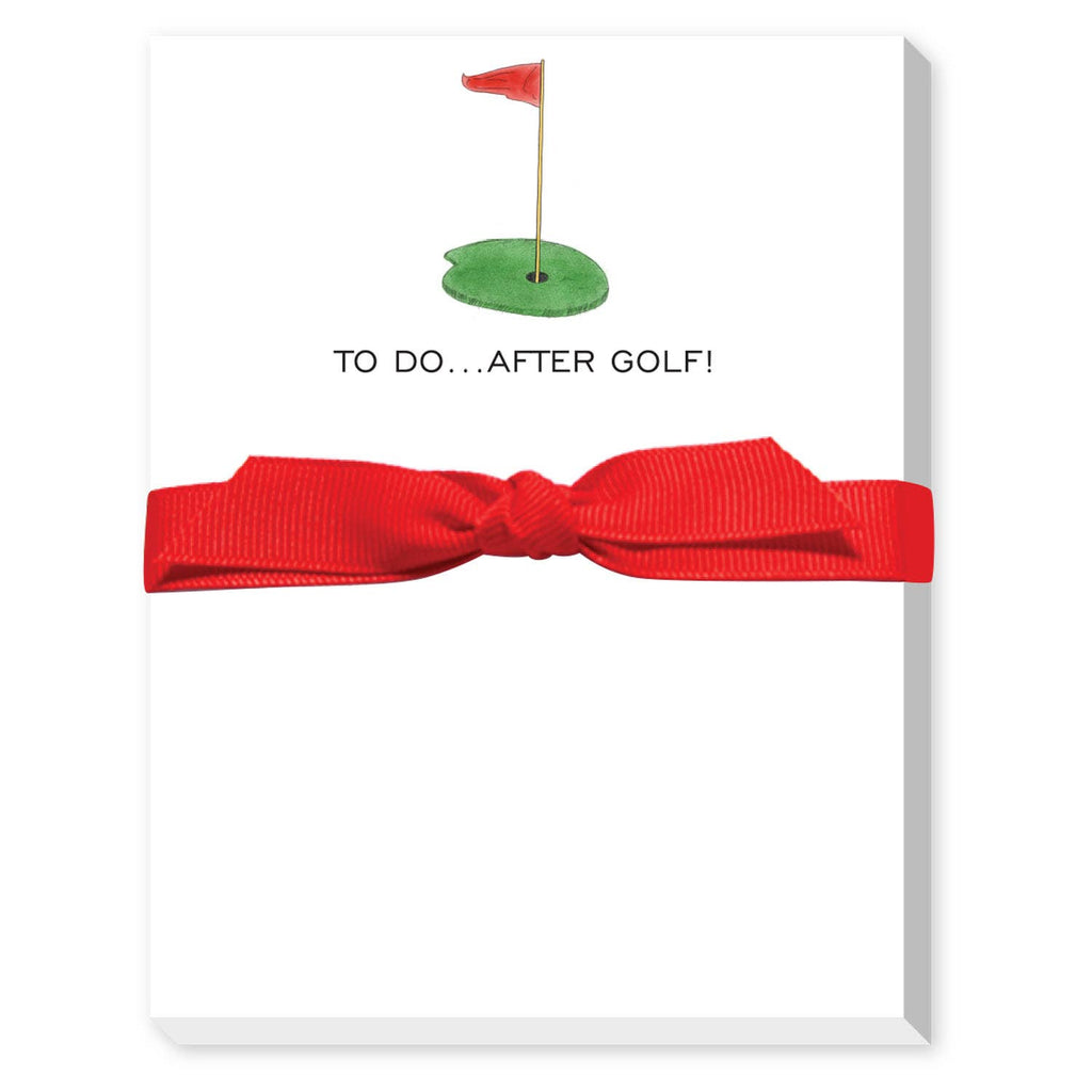 To Do After Golf Notepad