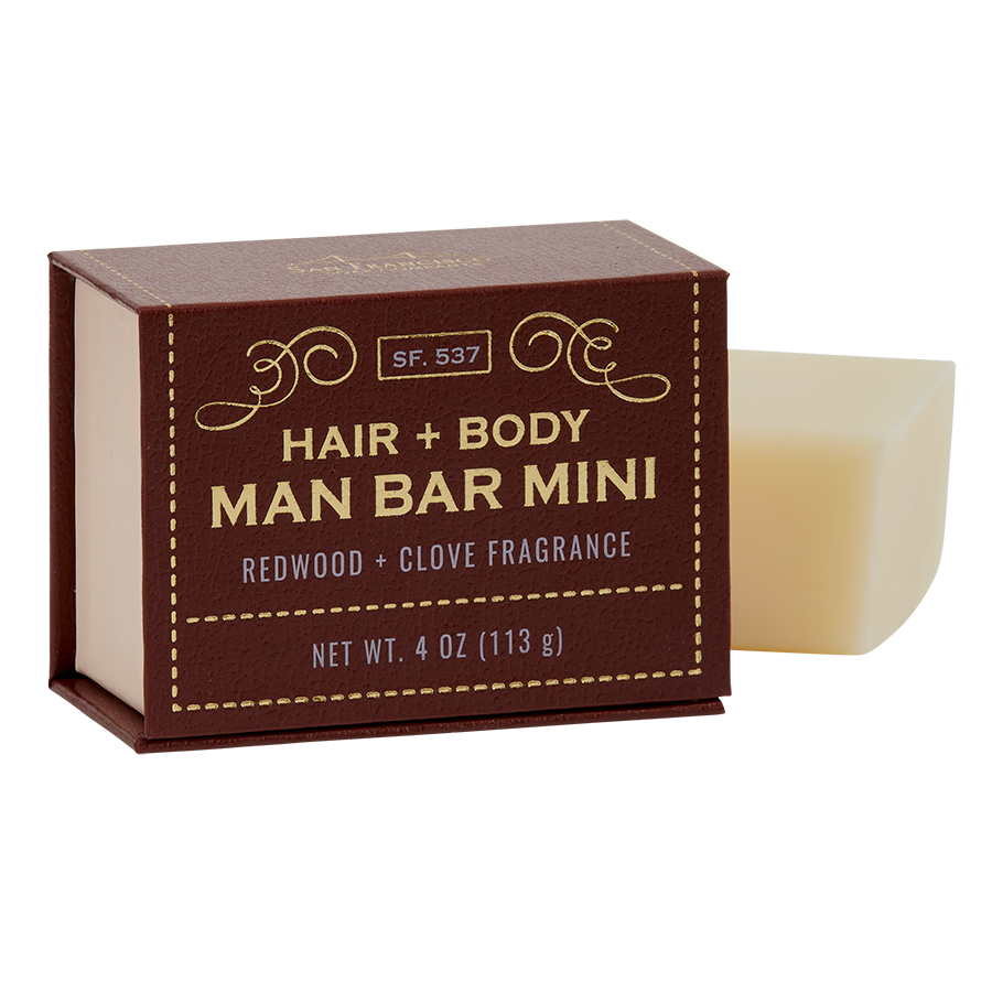 Man Bar Mini 4oz Redwood & Clove