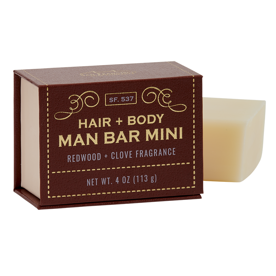 Man Bar Mini 4oz Redwood & Clove