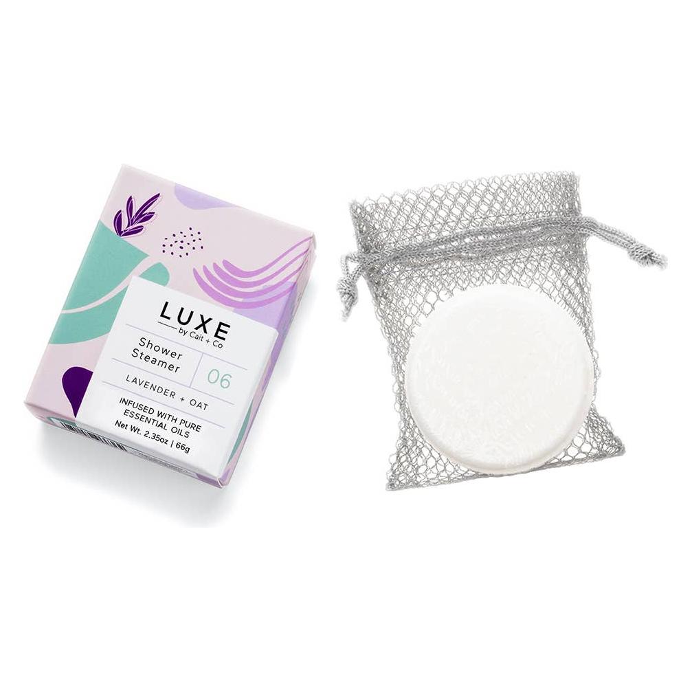 Luxe Lavender + Oat Shower Steamer Fizzy Bomb