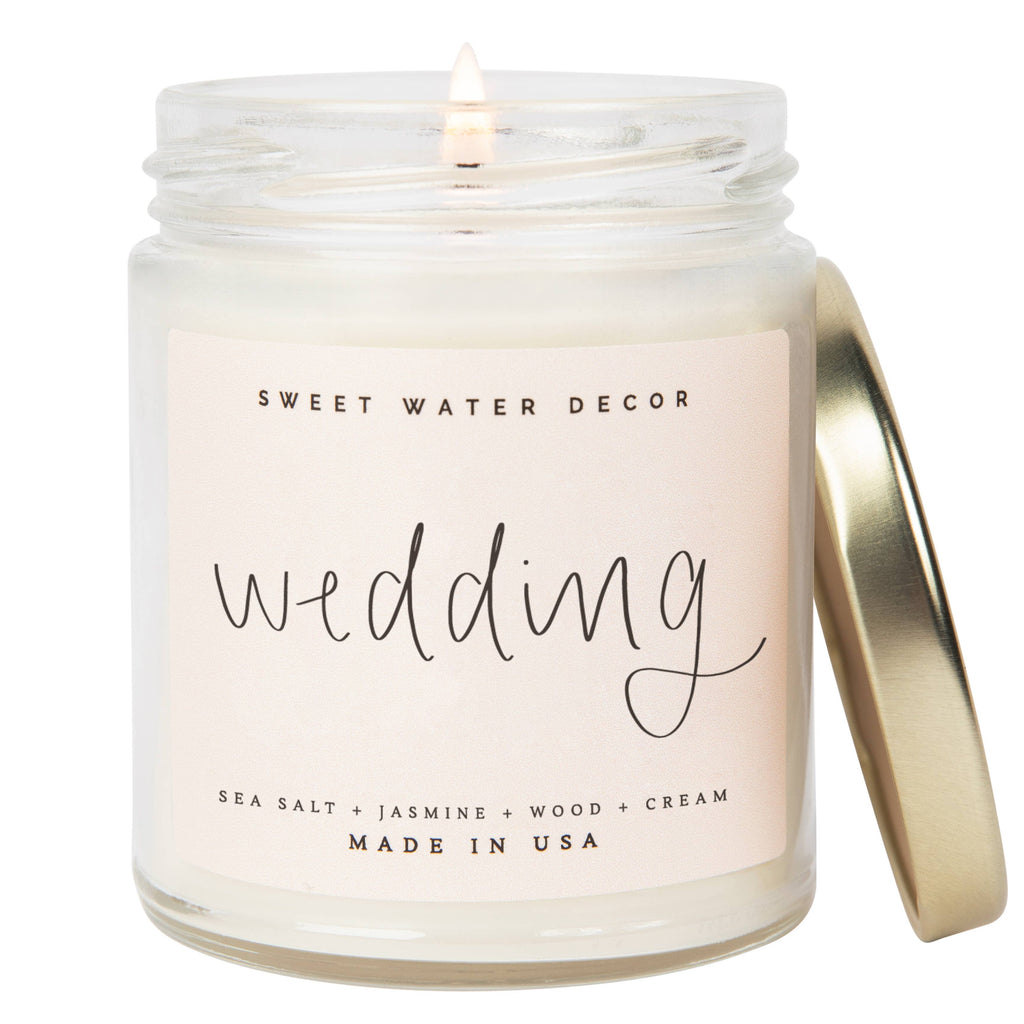 Wedding 9 oz Soy Candle - Home Decor & Wedding Gifts
