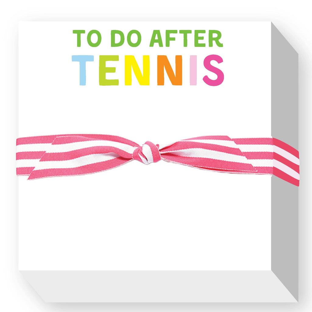 TO DO AFTER TENNIS NOTEPAD