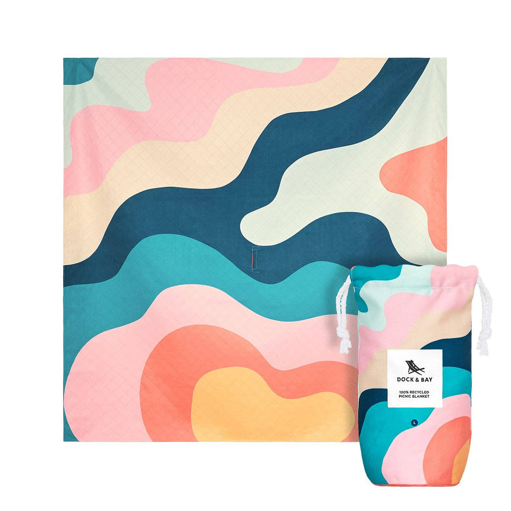 Dock & Bay Picnic Blanket - Get Wavy