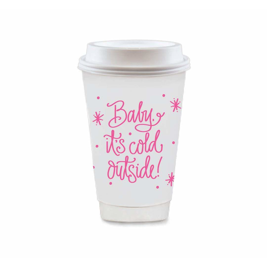 To-Go Coffee Cups - Baby It's Cold Outside (4 colors)