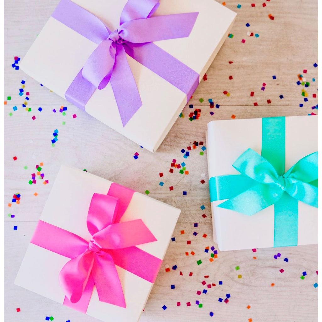 White Gift Box with Coordinating Ribbon