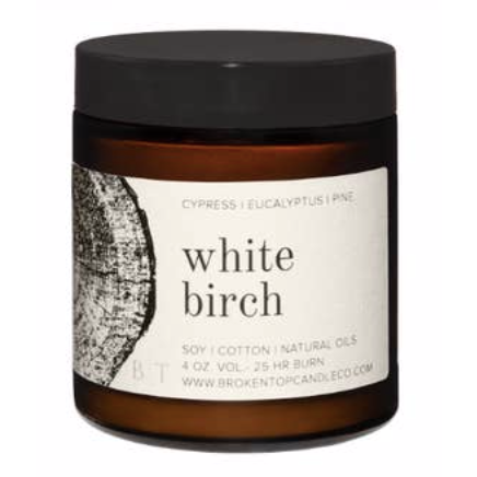 White Birch Soy Candle - 9 oz