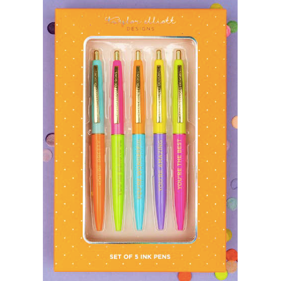 Pen Set Gift Box - Complimentary Colored In