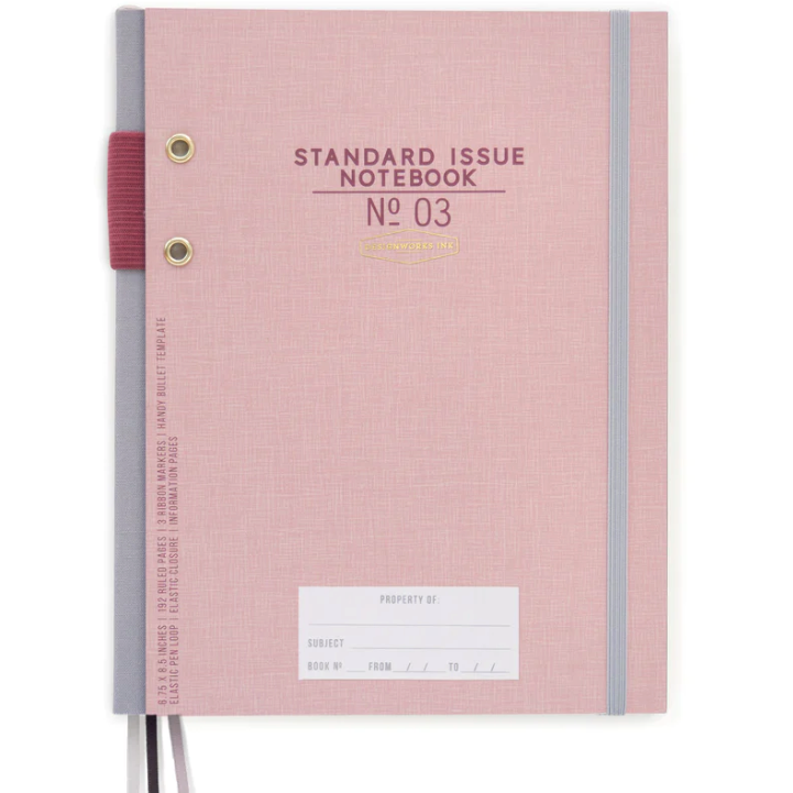 Standard Issue Notebook No. 3 - Dusty Pink