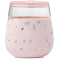 Porter Glass Wine 15 oz - Pink Terrazzo