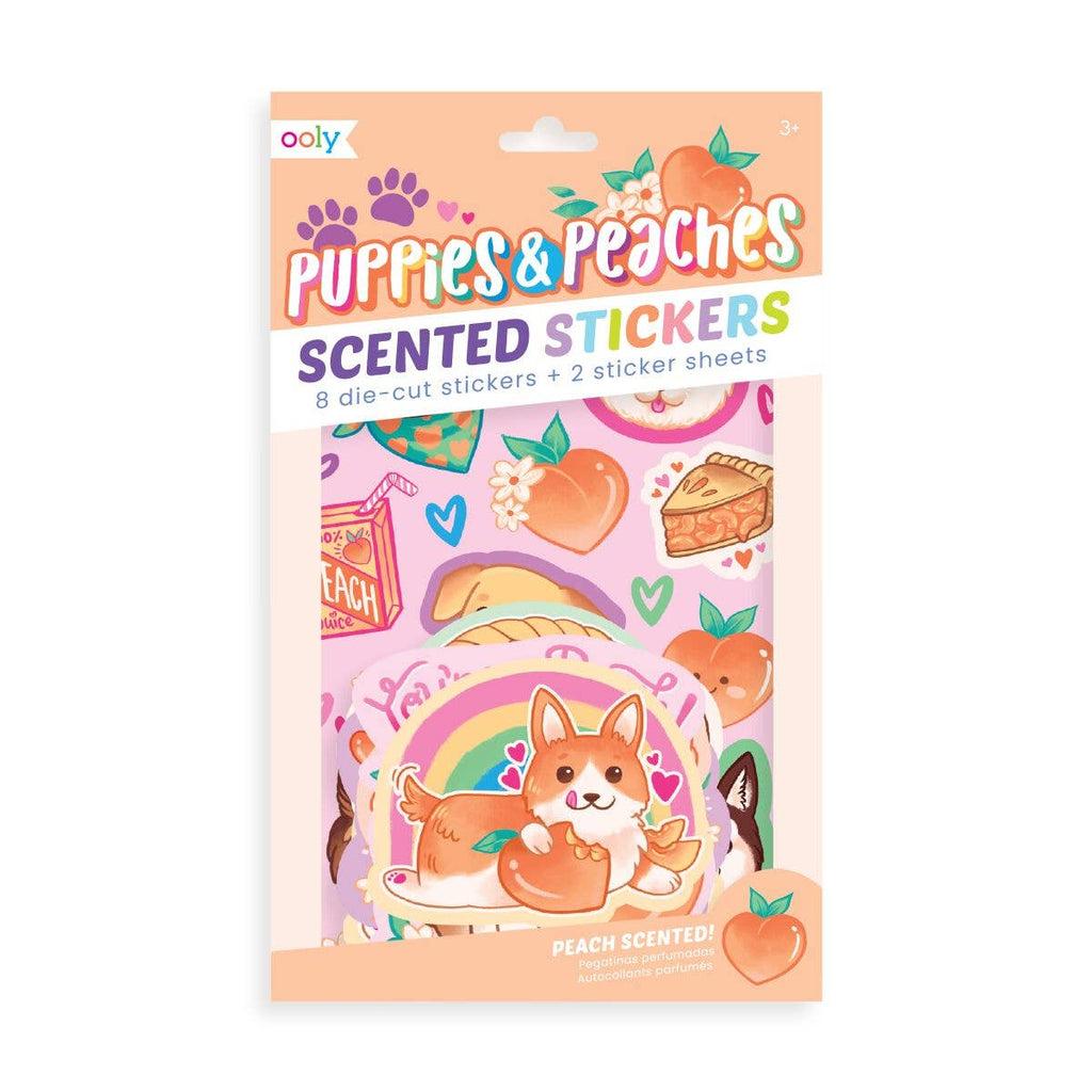 Scented Stickers - Puppies And Peaches