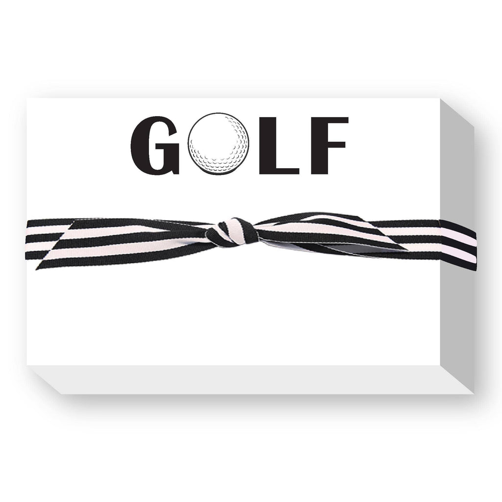 Golf Large Notepad
