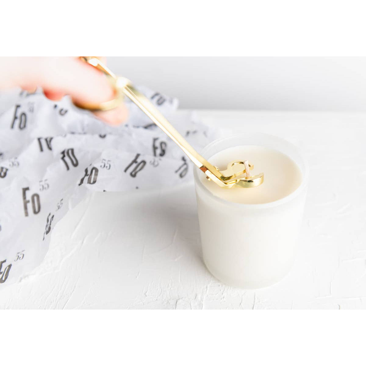 Candle Wick Trimmer - Gold