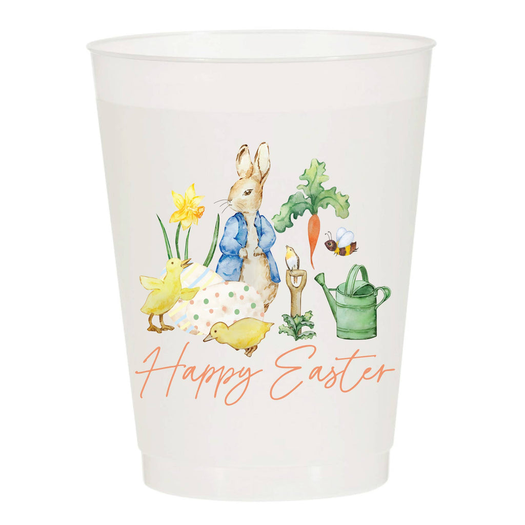 Peter Rabbit Bunny Garden Party Frosted Cups - Easter: Pack of 6